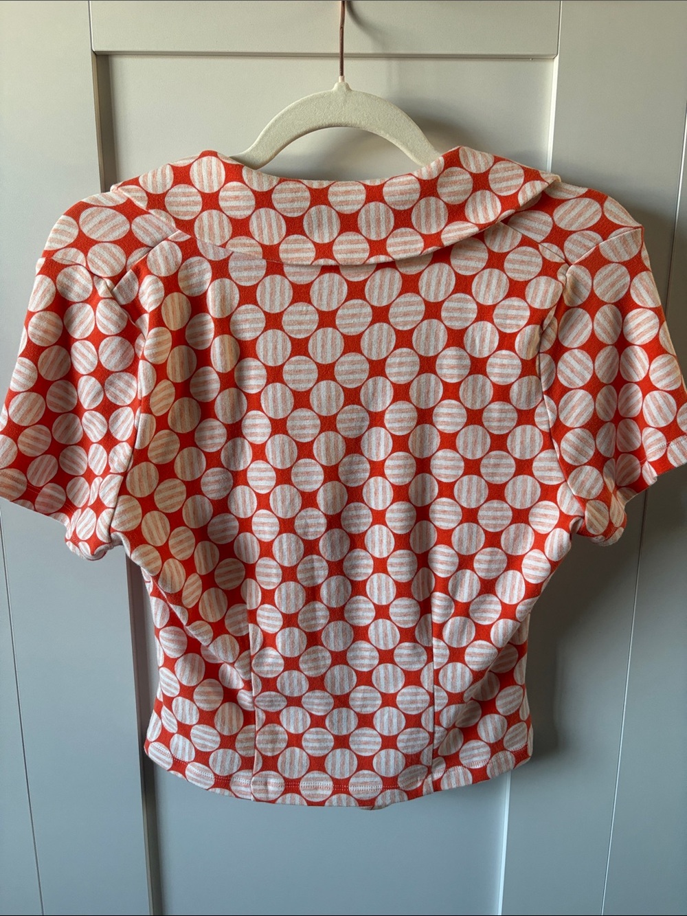 Anthropologie Maeve Ruched Button-Front Top - Picture 5 of 8